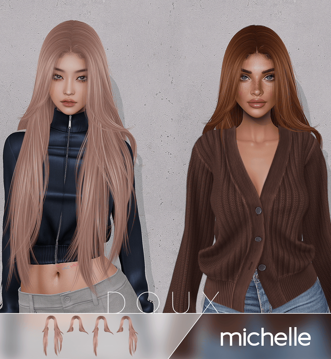 Прическа Michelle Hairstyle
